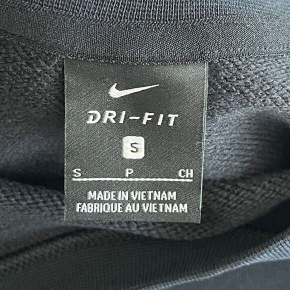 Nike Dri-Fit Women's Size S Black Crewneck Pullover Tunic Sweatshirt Athleisure - Picture 8 of 14